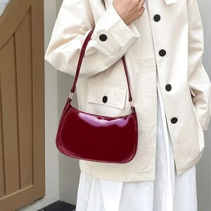 Women's Retro Hong Kong-Style Handbag & Crossbody Bag