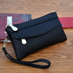 Women's Argyle Quilted Clutch Bag